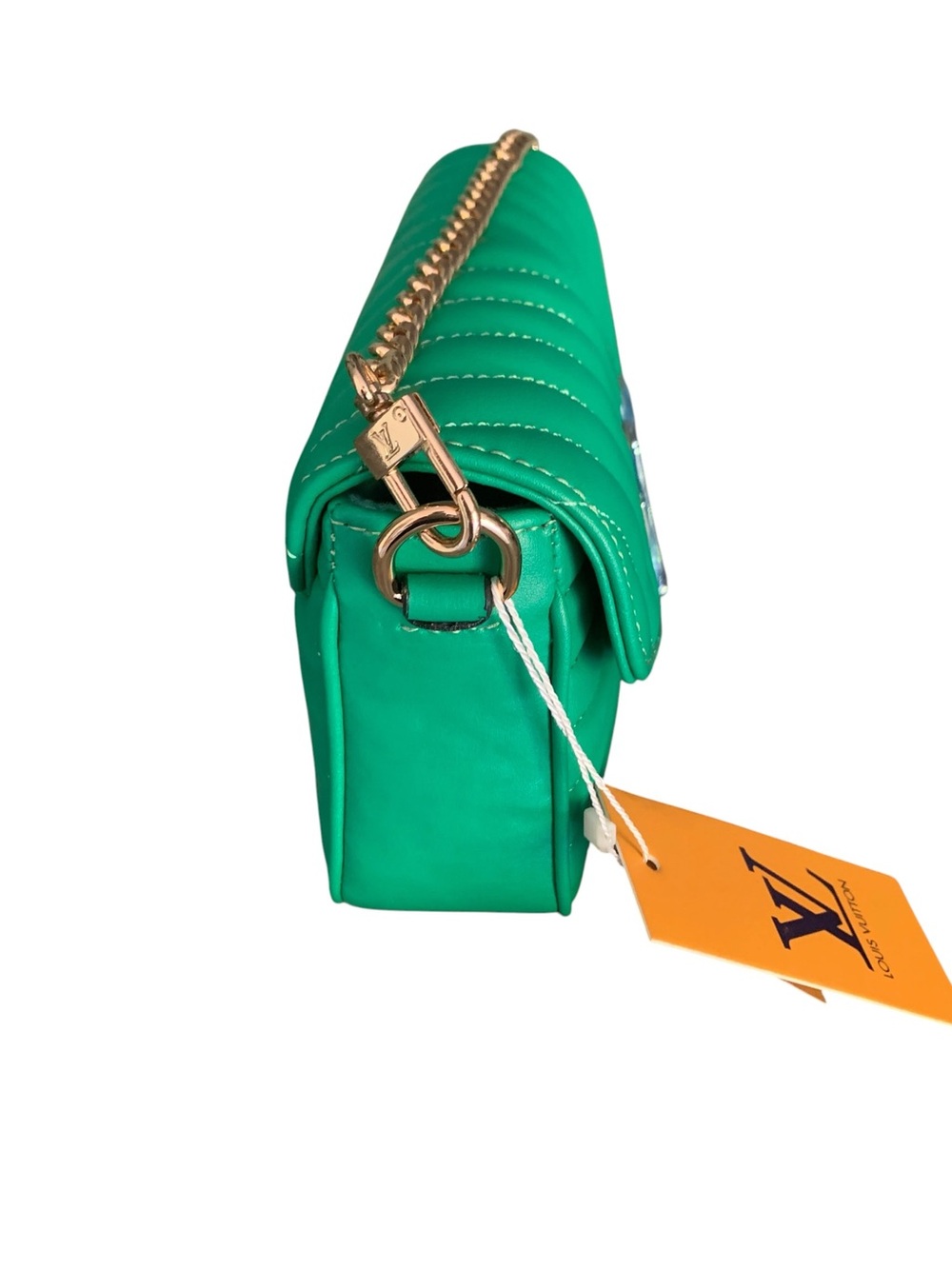 🆕 🟢✨New Wave Multi Pochette Set – Emerald Green Leather Crossbody Bag ✨🟢 - Picture 10 of 14